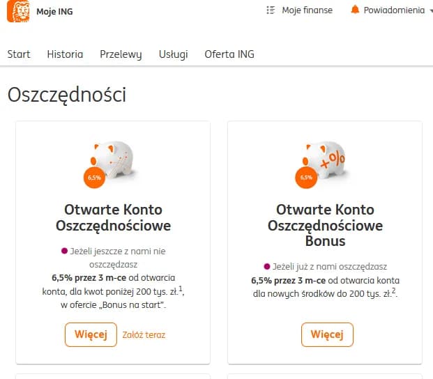 Konto oszczędnościowe ING: Jakie oprocentowanie możesz stracić?